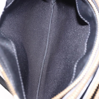 Celine Trio Leather, Black, Leather, Shoulder Bag
