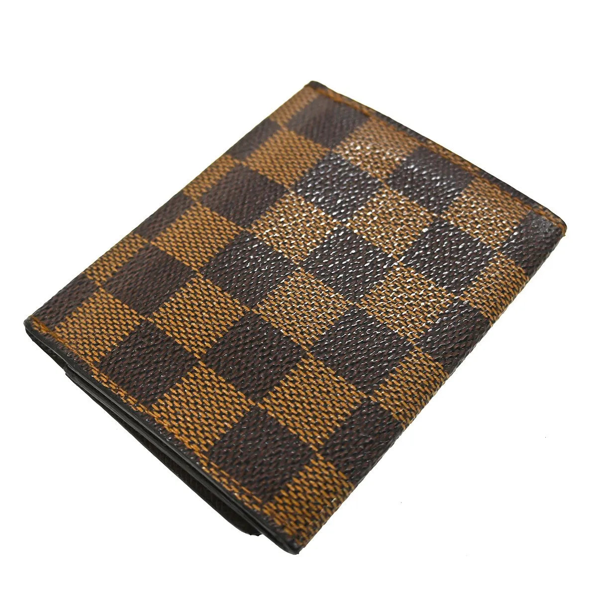Louis Vuitton Bifold Damier, Brown, Canvas, Wallet