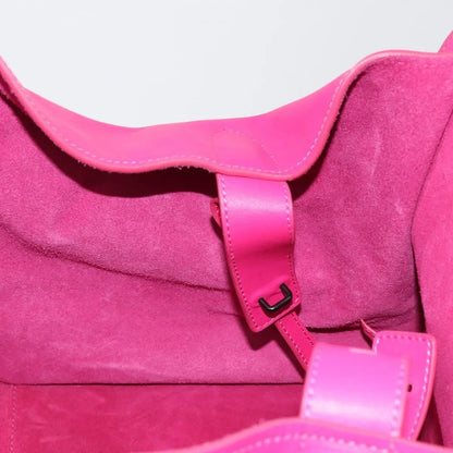Celine Luggage Smooth Leather, Pink, Leather, Tote Bag