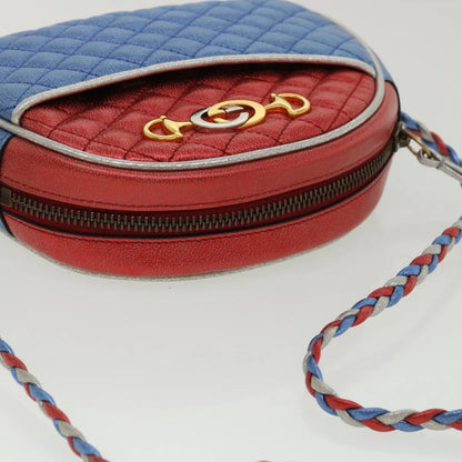 Gucci Trapuntata Camera Lambskin, Multicolour, Leather, Shoulder Bag