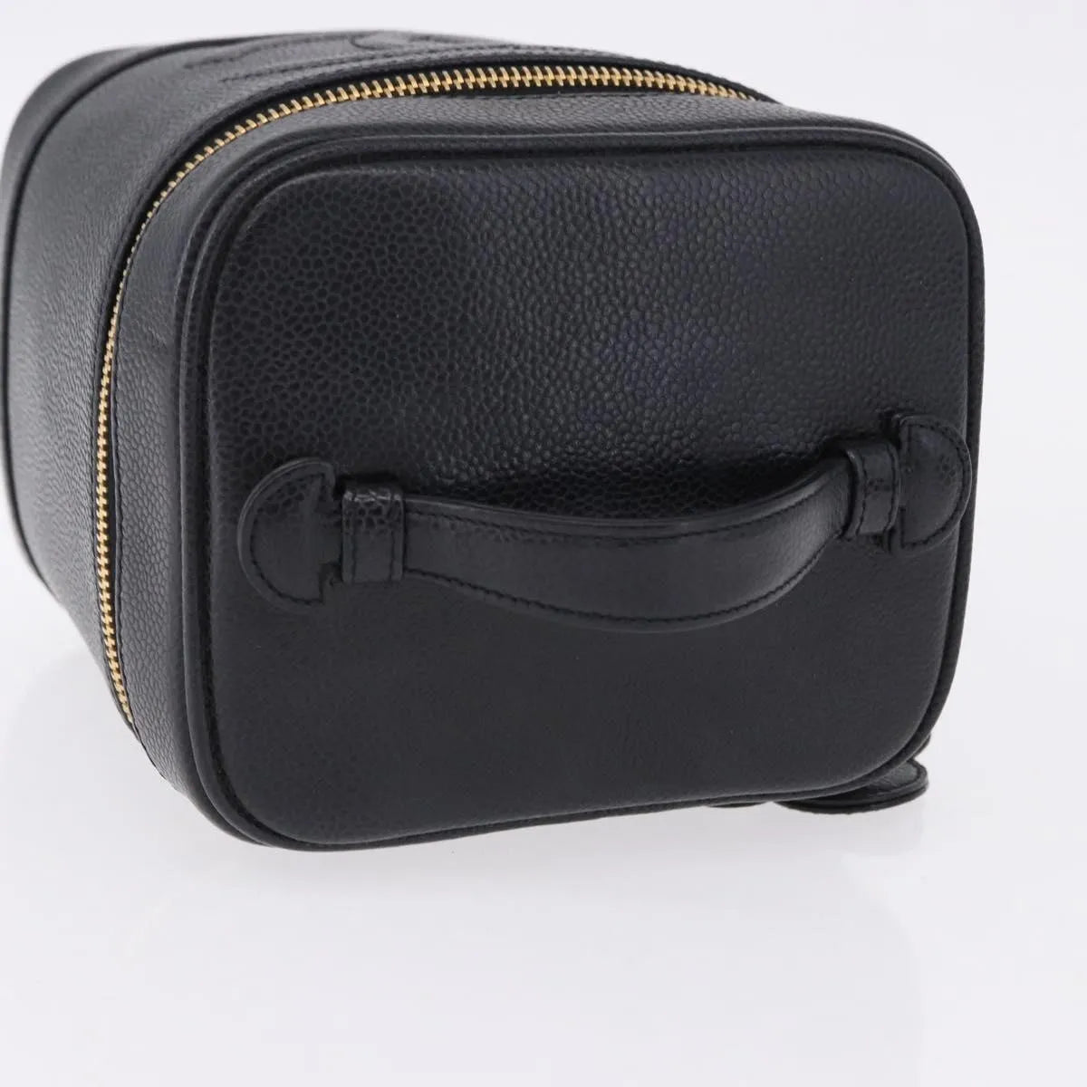 Chanel Vintage Timeless Vanity Case Caviar, Black, Calfskin, Handbag