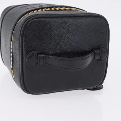 Chanel Vintage Timeless Vanity Case Caviar, Black, Calfskin, Handbag