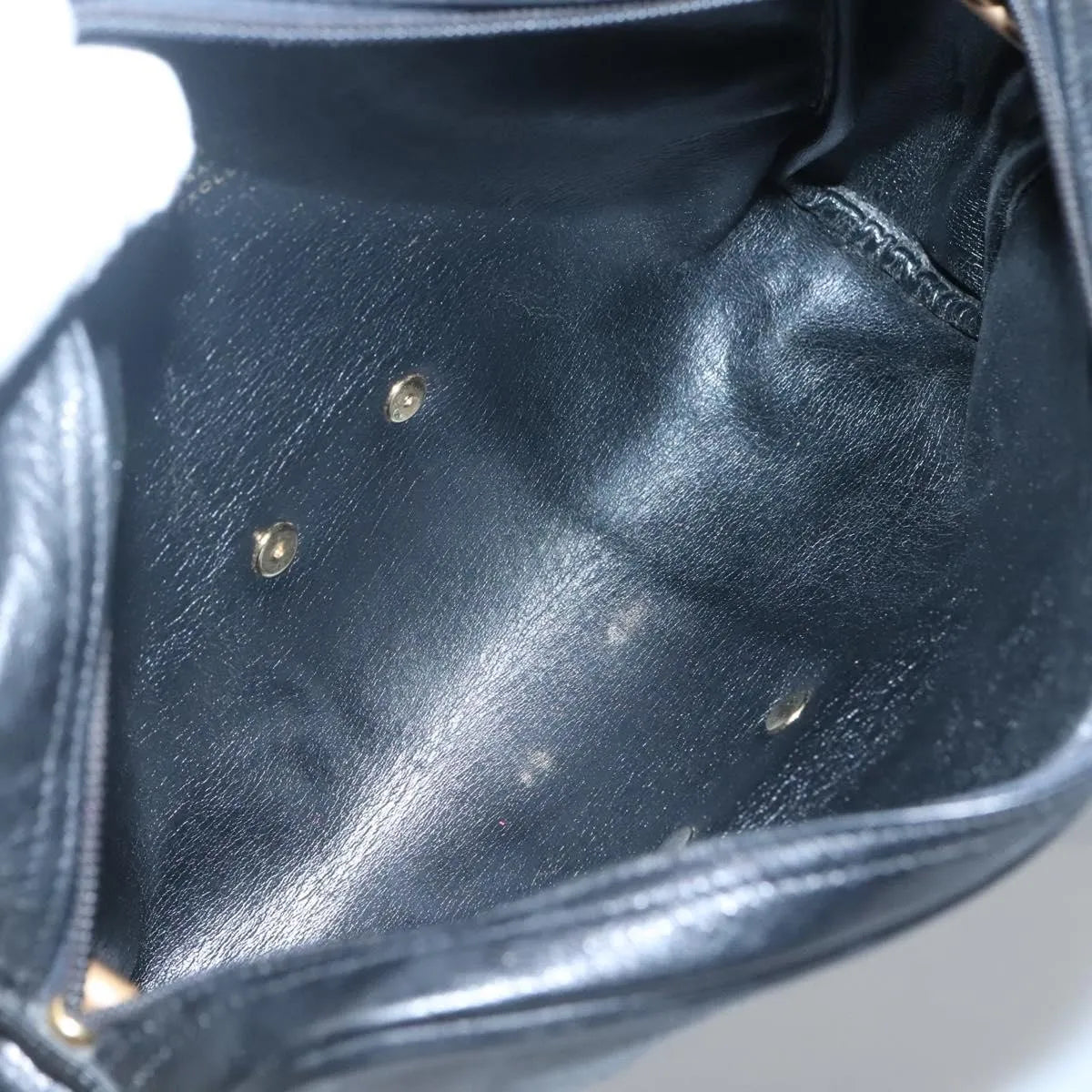 Christian Dior Vintage Leather, Black, Leather, Shoulder Bag