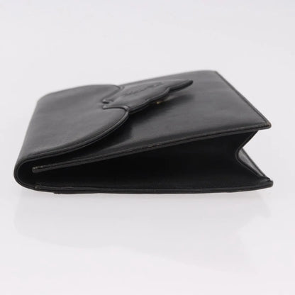 Saint Laurent Vintage Leather, Black, Leather, Clutch