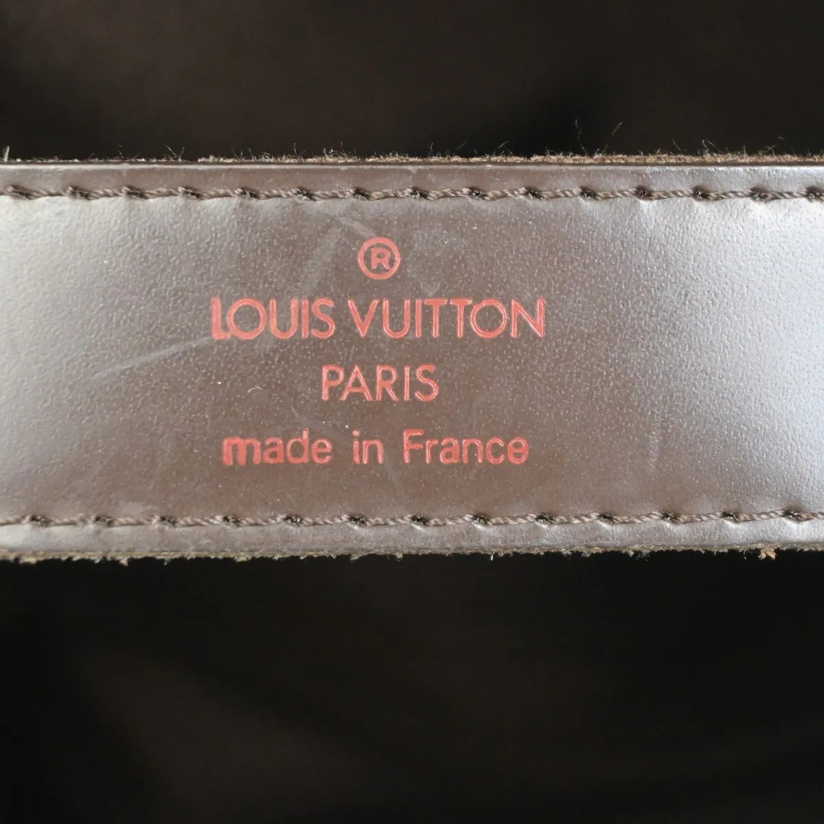 Louis Vuitton Naviglio Damier, Brown, Canvas, Shoulder Bag