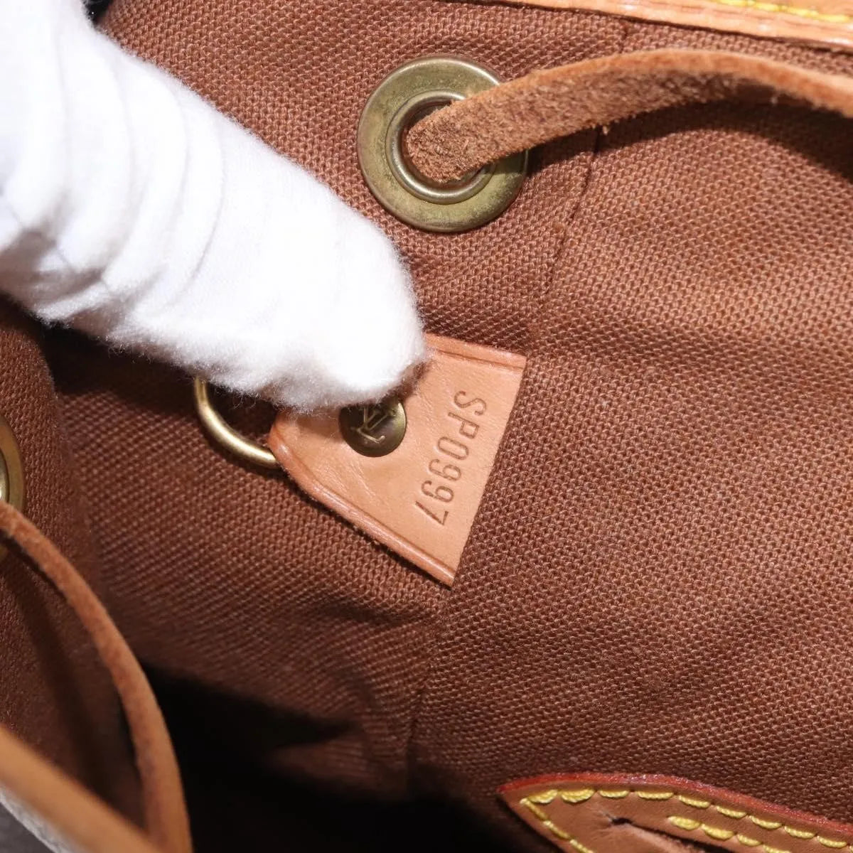 Louis Vuitton Montsouris Monogram, Brown, Canvas, Backpack