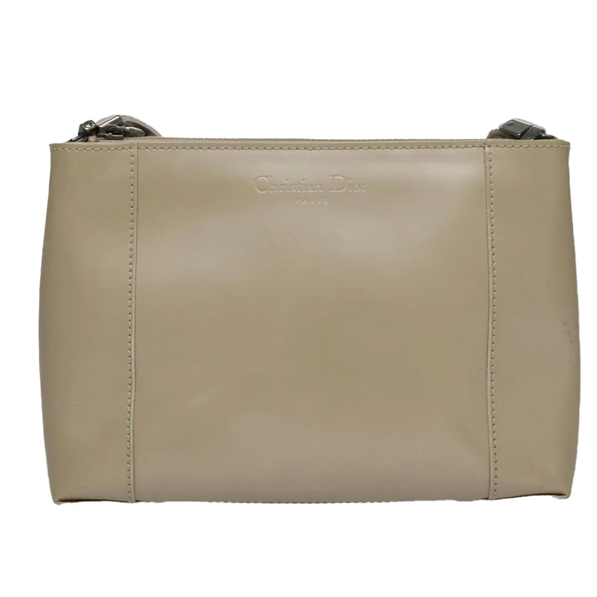 Christian Dior Shoulder Patent leather, Beige, Patent Leather, Shoulder Bag