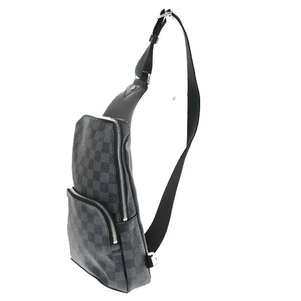 Louis Vuitton Avenue Sling Damier Graphite, Gray, Canvas, Shoulder Bag