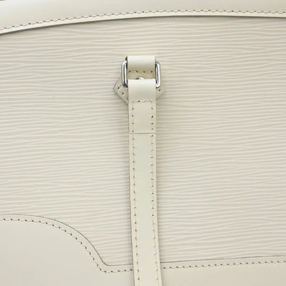 Louis Vuitton Madeleine Epi Leather, White, Leather, Shoulder Bag