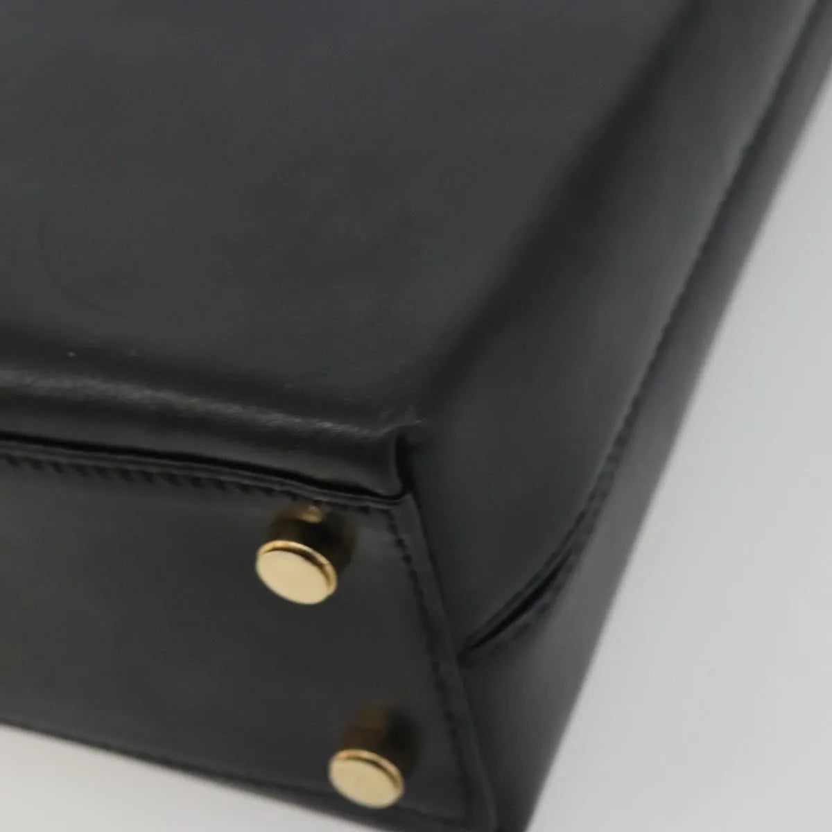Salvatore Ferragamo Gancini Convertible Top Handle Leather, Black, Leather, Handbag