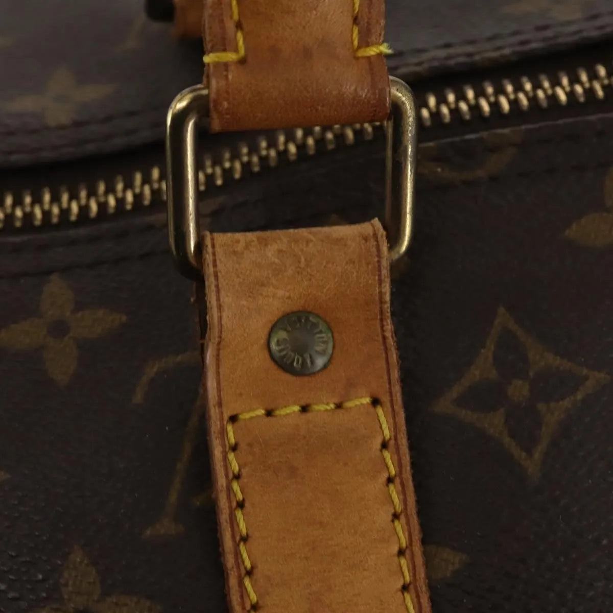Louis Vuitton Keepall Monogram Canvas, Brown, Canvas, Travel Bag
