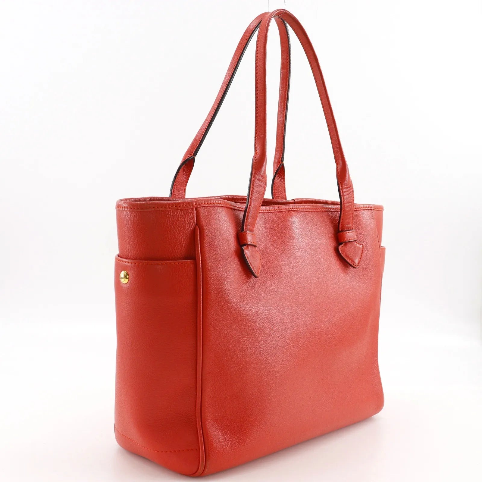 Loewe Heritage Tote Leather, Red, Leather, Tote Bag