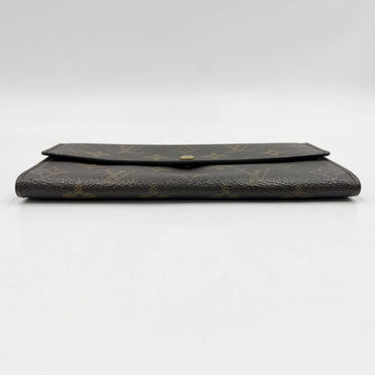 Louis Vuitton Portefeuille Sarah Monogram Canvas, Brown, Canvas, Wallet