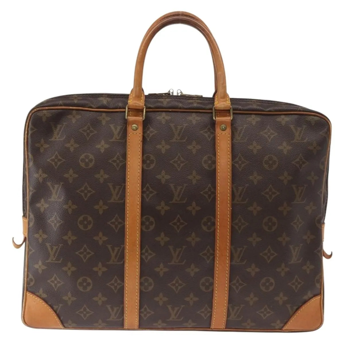 Louis Vuitton Porte-Documents Voyage Monogram Canvas, Brown, Canvas, Briefcase