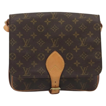 Louis Vuitton Cartouchiere Monogram Canvas, Brown, Canvas, Shoulder Bag
