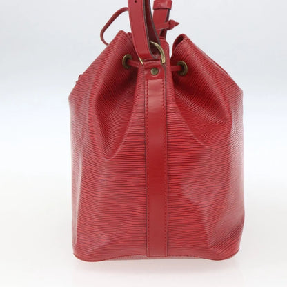 Louis Vuitton Petit Noe Epi Leather, Red, Leather, Shoulder Bag