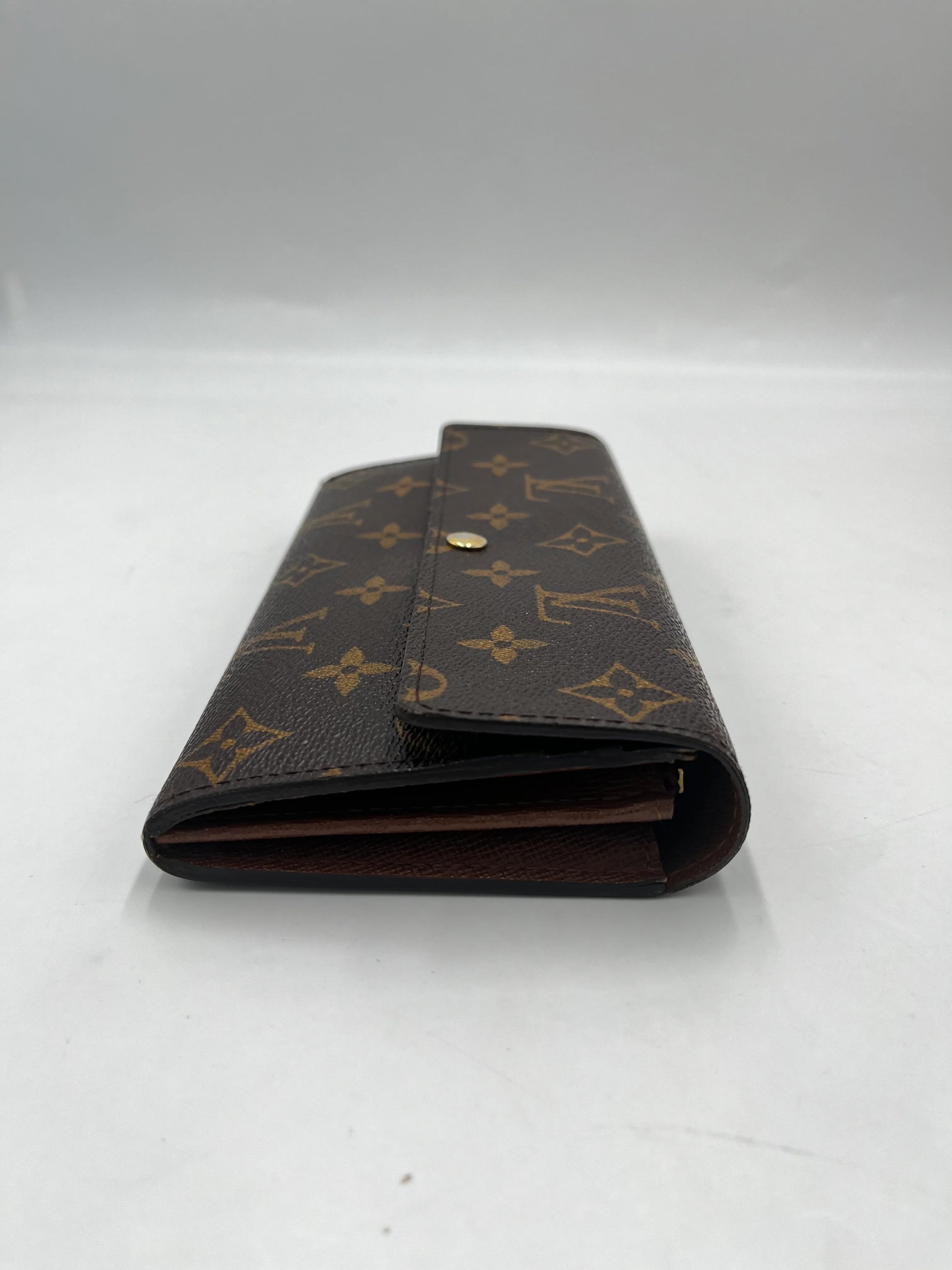 Louis Vuitton Emilie Monogram Canvas, Brown, Canvas, Wallet