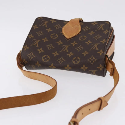 Louis Vuitton Cartouchiere Monogram, Brown, Canvas, Shoulder Bag