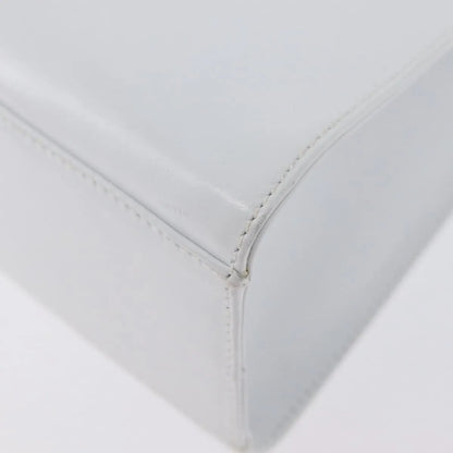 Salvatore Ferragamo Vintage Top handle Leather, White, Leather, Handbag