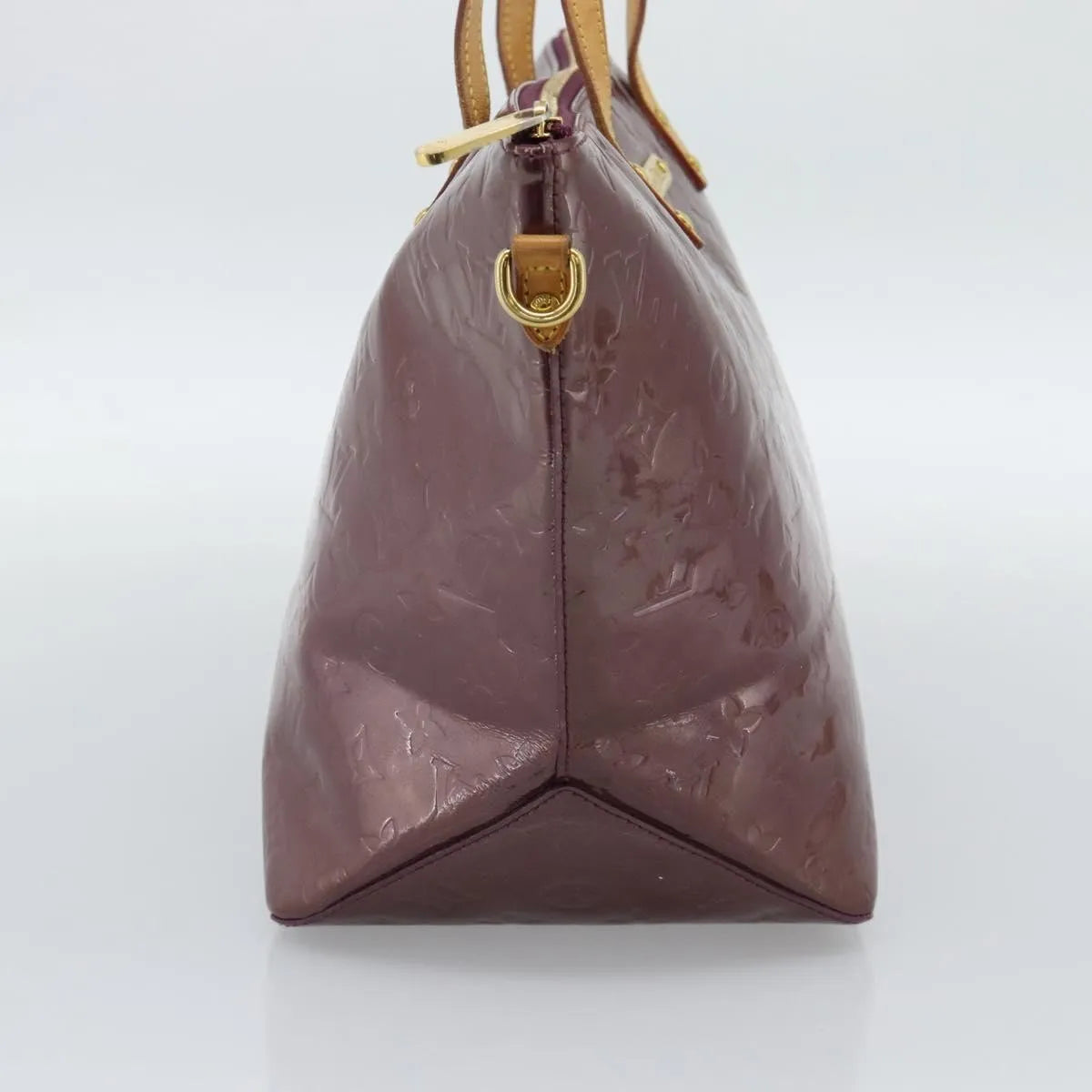 Louis Vuitton Bellevue Monogram Vernis, Purple, Patent Leather, Tote Bag
