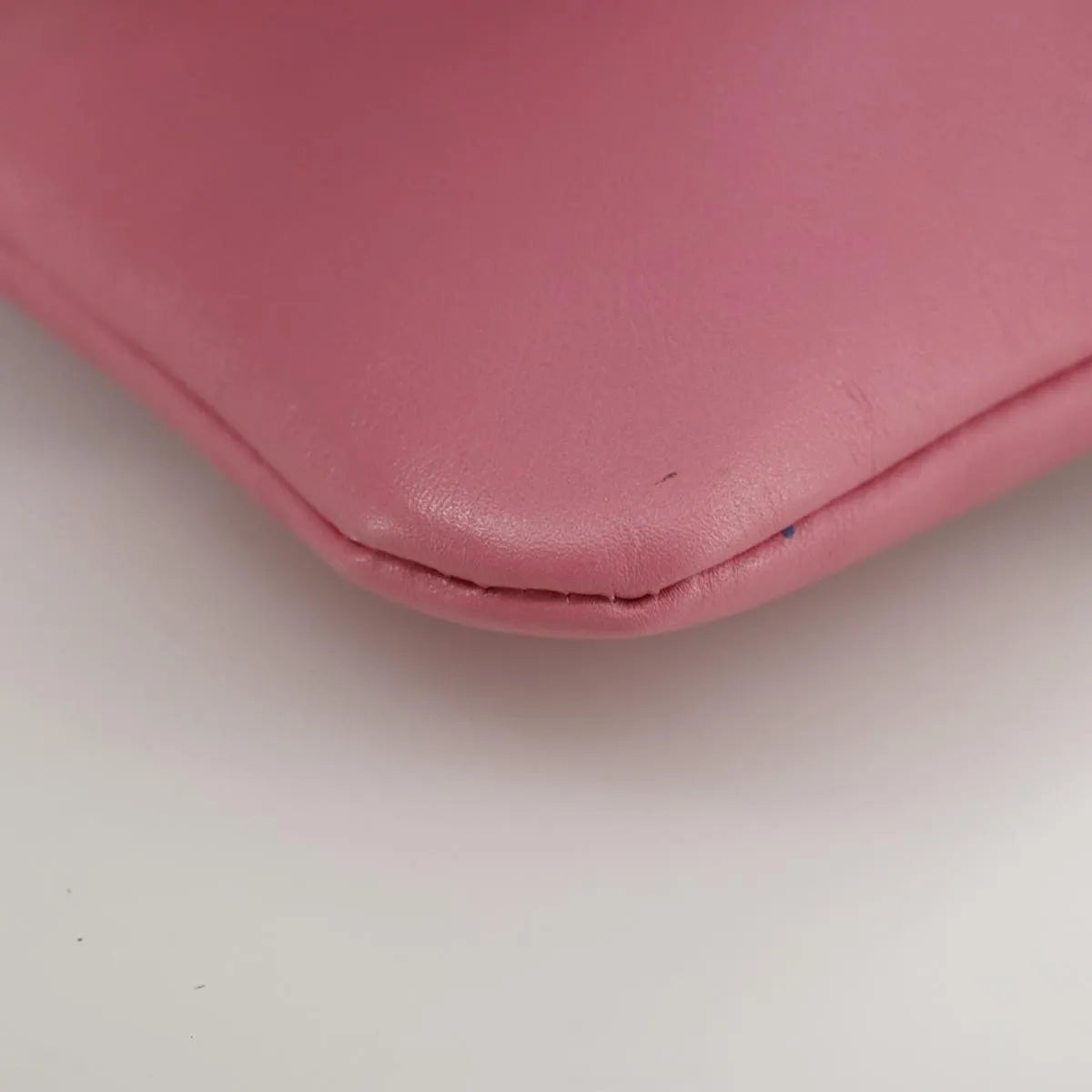 Valentino Garavani Pochette Leather, Pink, Leather, Clutch