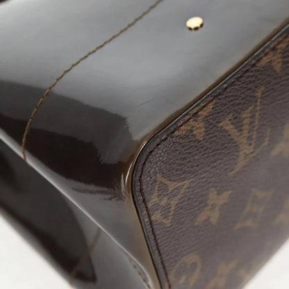 Louis Vuitton Hot Springs Vernis with Monogram Canvas, Brown, Canvas, Backpack