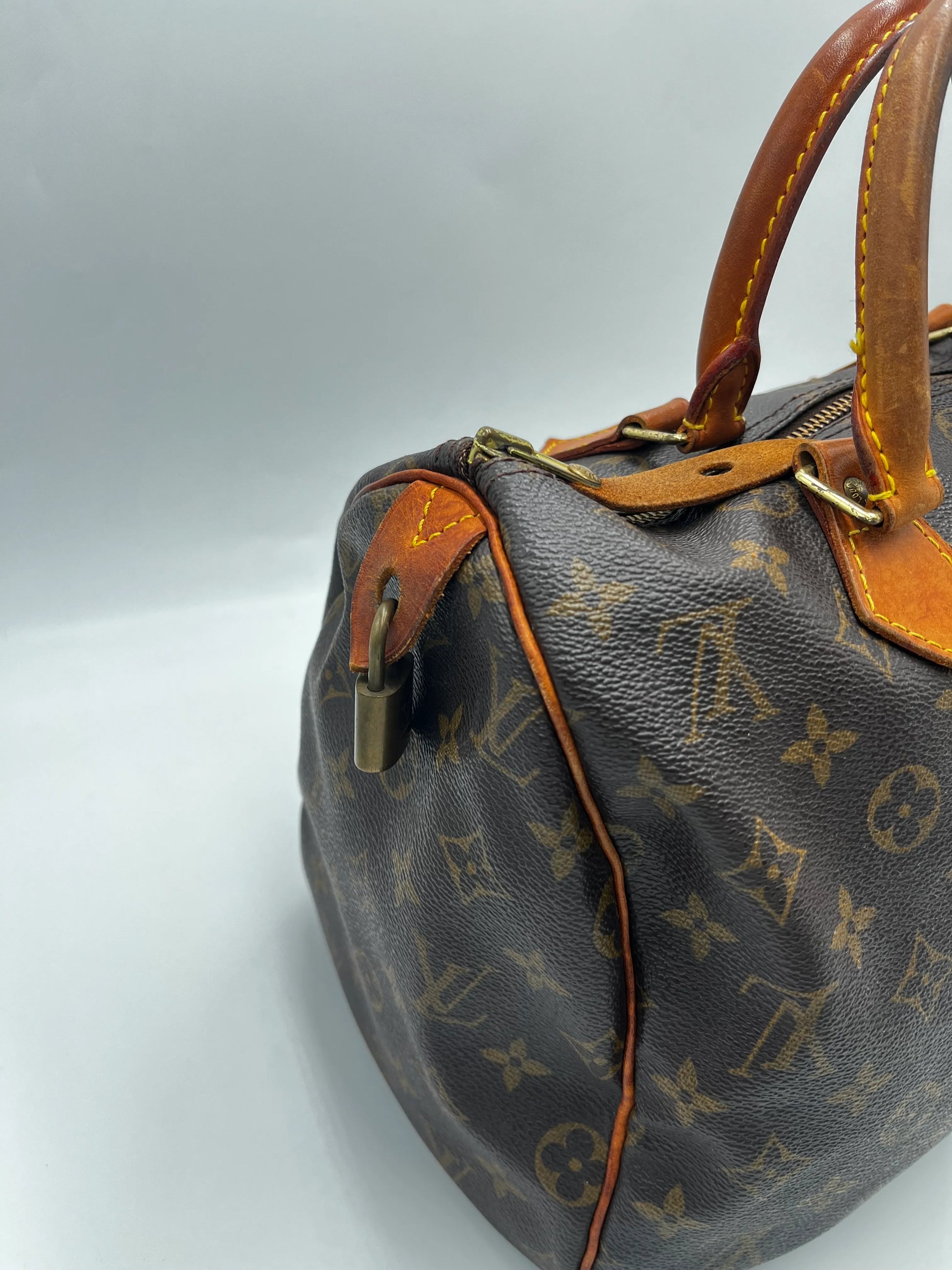 Louis Vuitton Speedy Monogram Canvas, Brown, Canvas, Handbag