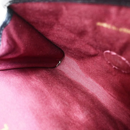 Chanel Vintage Round Flap Quilted Lambskin, Black, Leather, Handbag