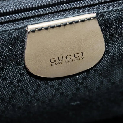 Gucci Vintage Bamboo Patent, Gold, Patent Leather, Backpack