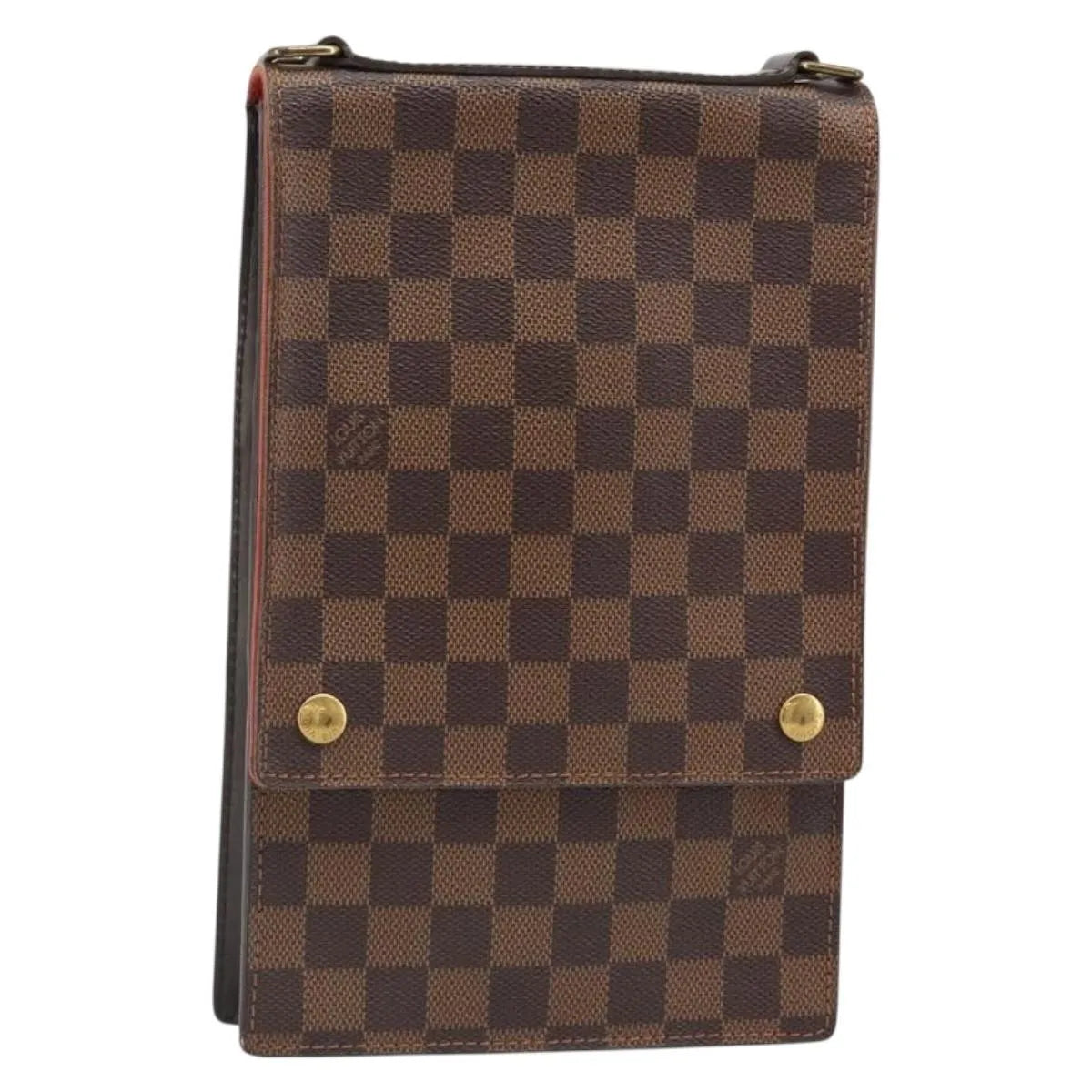 Louis Vuitton Portobello Messenger Damier, Brown, Canvas, Shoulder Bag