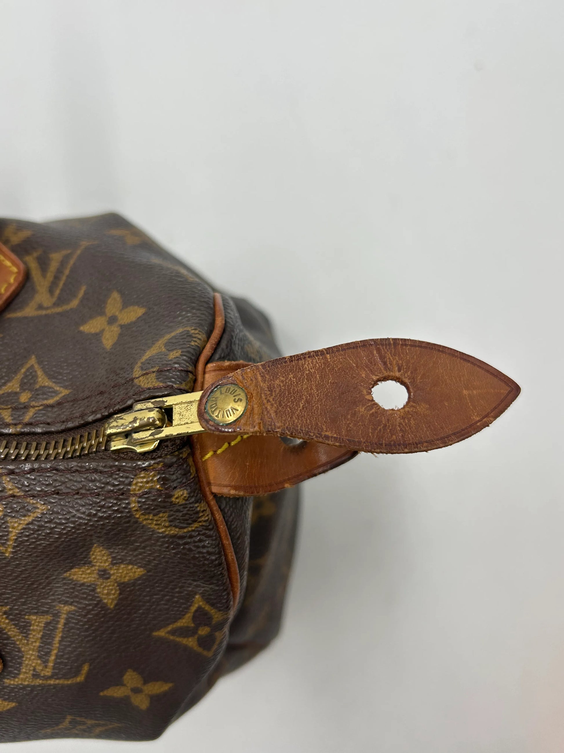 Louis Vuitton Speedy Monogram Canvas, Brown, Canvas, Handbag