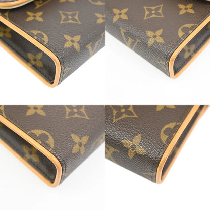 Louis Vuitton Florentine Waist Monogram Canvas, Brown, Canvas, Clutch