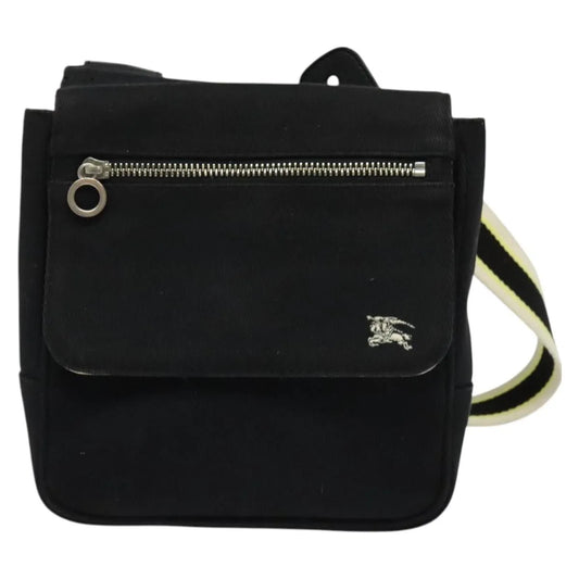 Burberry Blue Label Canvas, Black, Canvas, Shoulder Bag