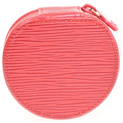 Louis Vuitton Ecrin Bijoux Jewelry Case Epi Leather, Red, Leather, Clutch
