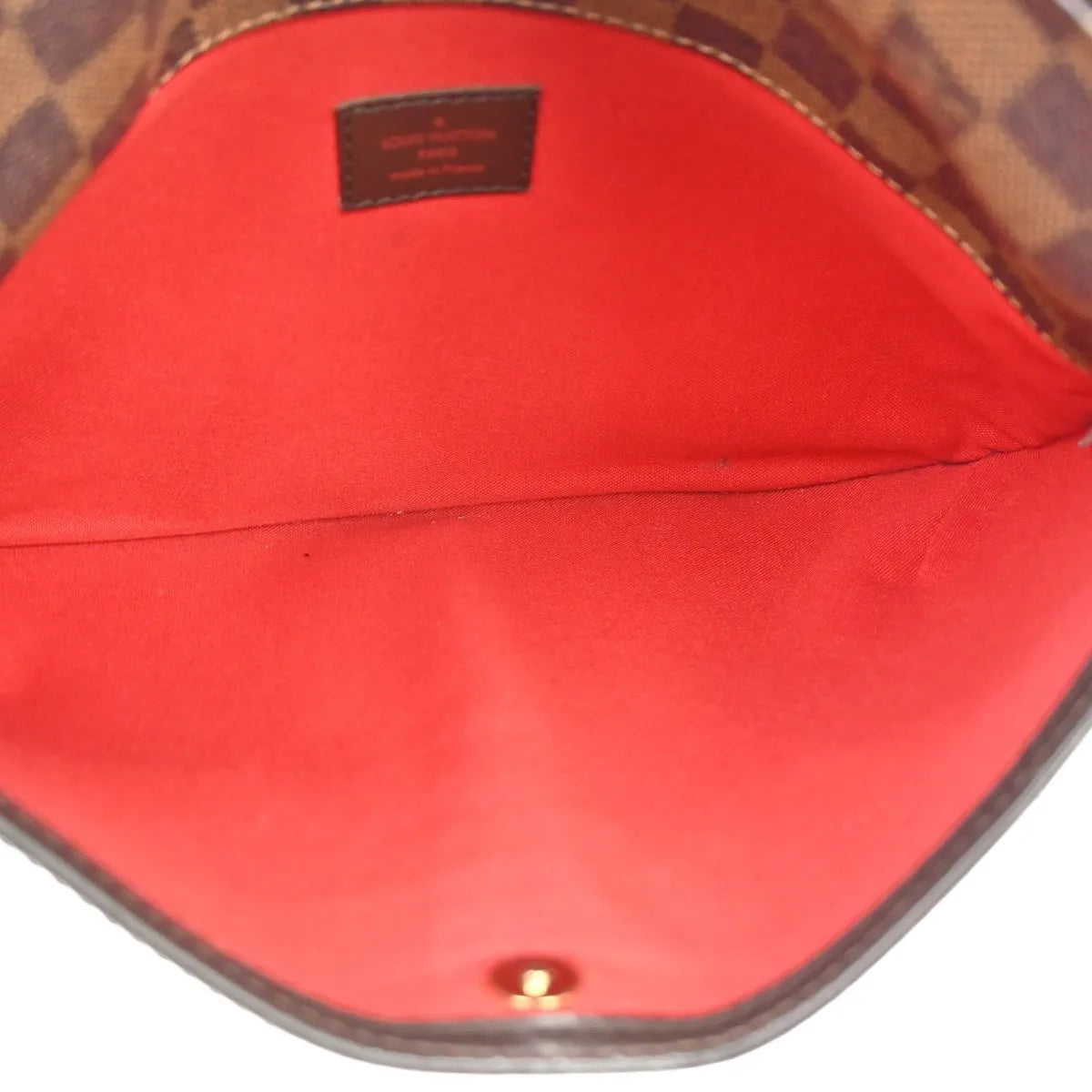 Louis Vuitton Bloomsbury Damier, Brown, Canvas, Shoulder Bag