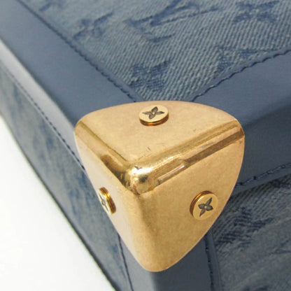 Louis Vuitton Soft Trunk Monogram Denim, Blue, Denim, Shoulder Bag