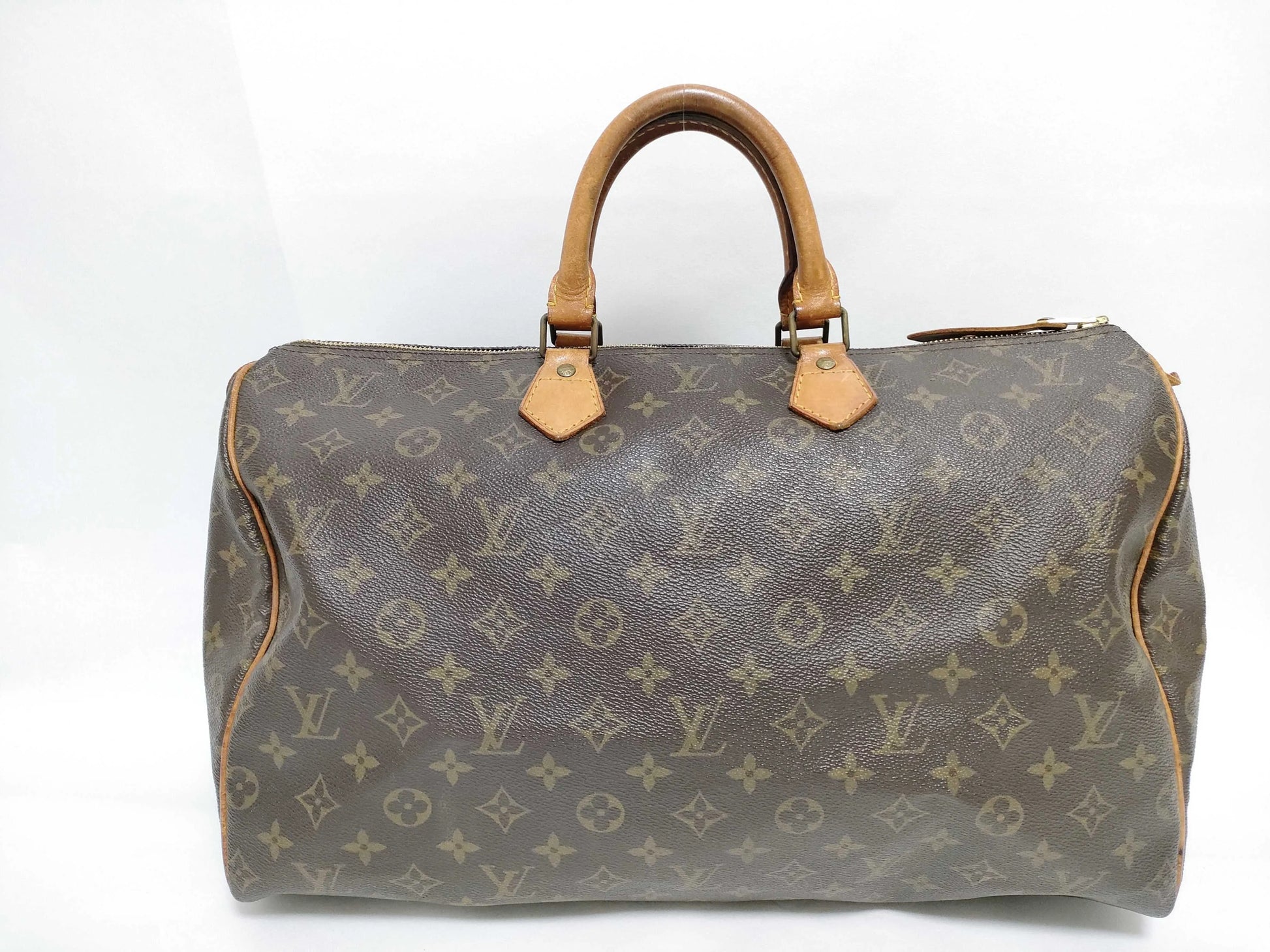 Louis Vuitton Speedy Monogram Canvas, Brown, Canvas, Handbag