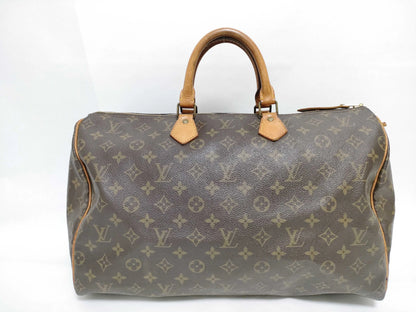 Louis Vuitton Speedy Monogram Canvas, Brown, Canvas, Handbag