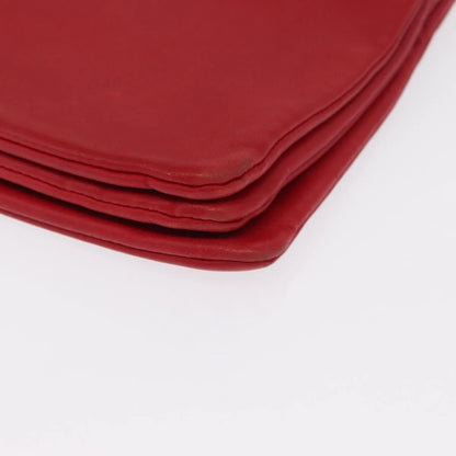 Celine Trio Leather, Red, Leather, Shoulder Bag