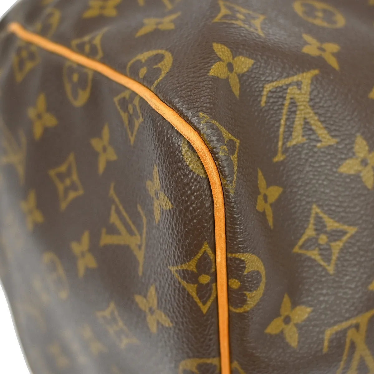 Louis Vuitton Barrel Keepall Fleur Monogram Vernis, Brown, Canvas, Handbag