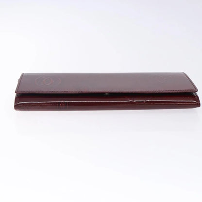 Cartier Happy Birthday Long Patent leather, Burgundy, Patent Leather, Wallet