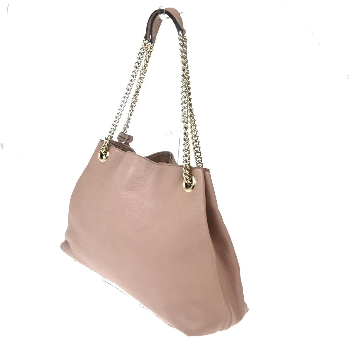 Gucci Soho Chain Strap Leather, Pink, Leather, Shoulder Bag