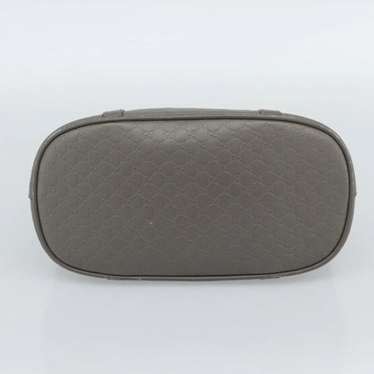 Gucci Convertible Dome Satchel Microguccissima Leather, Gray, Leather, Handbag
