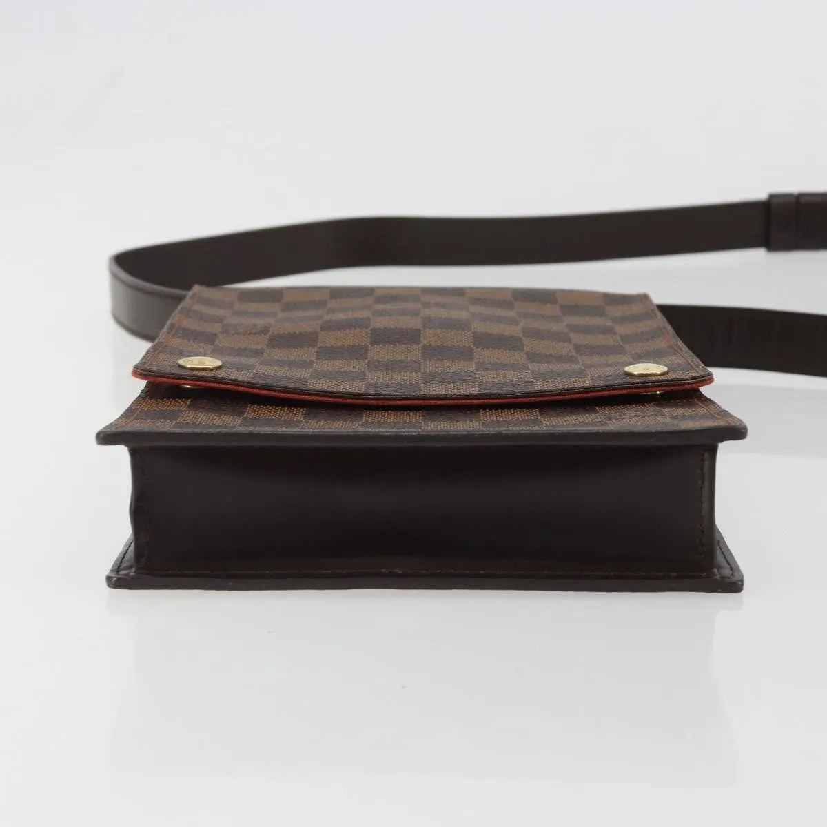 Louis Vuitton Portobello Messenger Damier, Brown, Canvas, Shoulder Bag