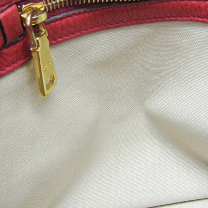 Prada Vintage Tote Leather, Red, Leather, Tote Bag