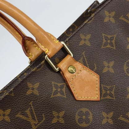 Louis Vuitton Sac Plat Monogram Canvas, Brown, Canvas, Handbag
