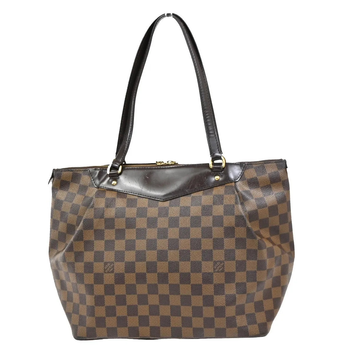 Louis Vuitton Westminster Damier, Brown, Canvas, Tote Bag