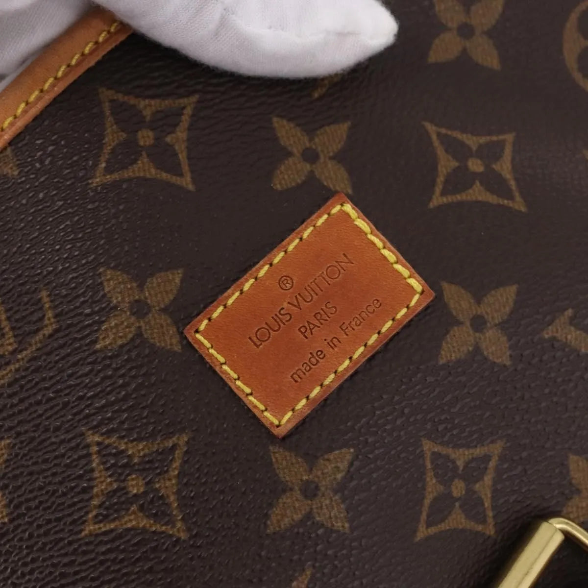 Louis Vuitton Saumur Canvas, Brown, Canvas, Shoulder Bag