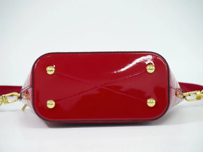 Louis Vuitton Montebello Monogram Vernis, Pink, Patent Leather, Handbag