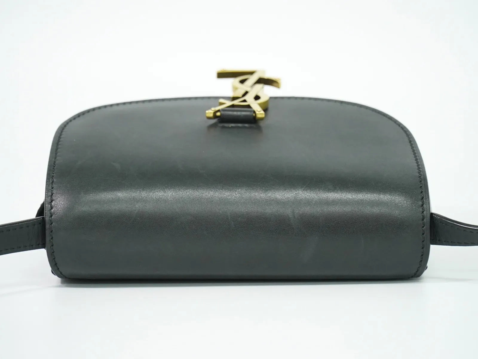 Saint Laurent Kaia Leather, Black, Leather, Shoulder Bag